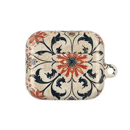 Vintage Tile Pattern AirPod Case — Floral Moroccan - Inspired Protective Cover - DIGITAL X