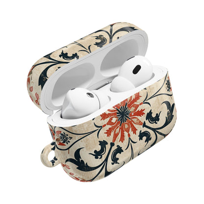 Vintage Tile Pattern AirPod Case — Floral Moroccan - Inspired Protective Cover - DIGITAL X