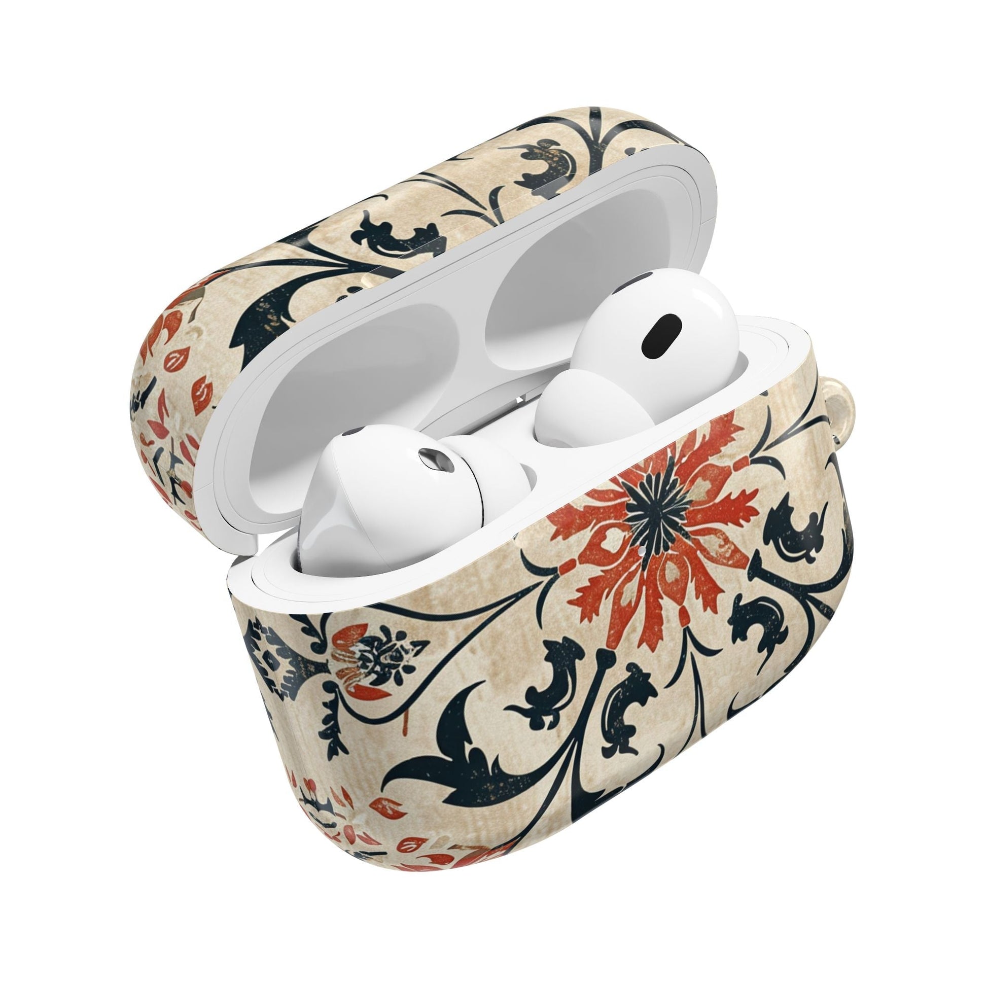 Vintage Tile Pattern AirPod Case — Floral Moroccan - Inspired Protective Cover - DIGITAL X