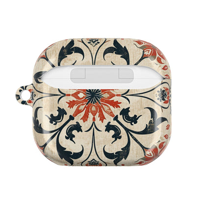 Vintage Tile Pattern AirPod Case — Floral Moroccan - Inspired Protective Cover - DIGITAL X